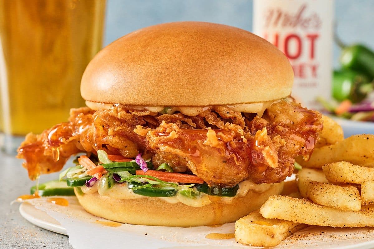 New! Hot Honey Crispy Chicken Sandwich