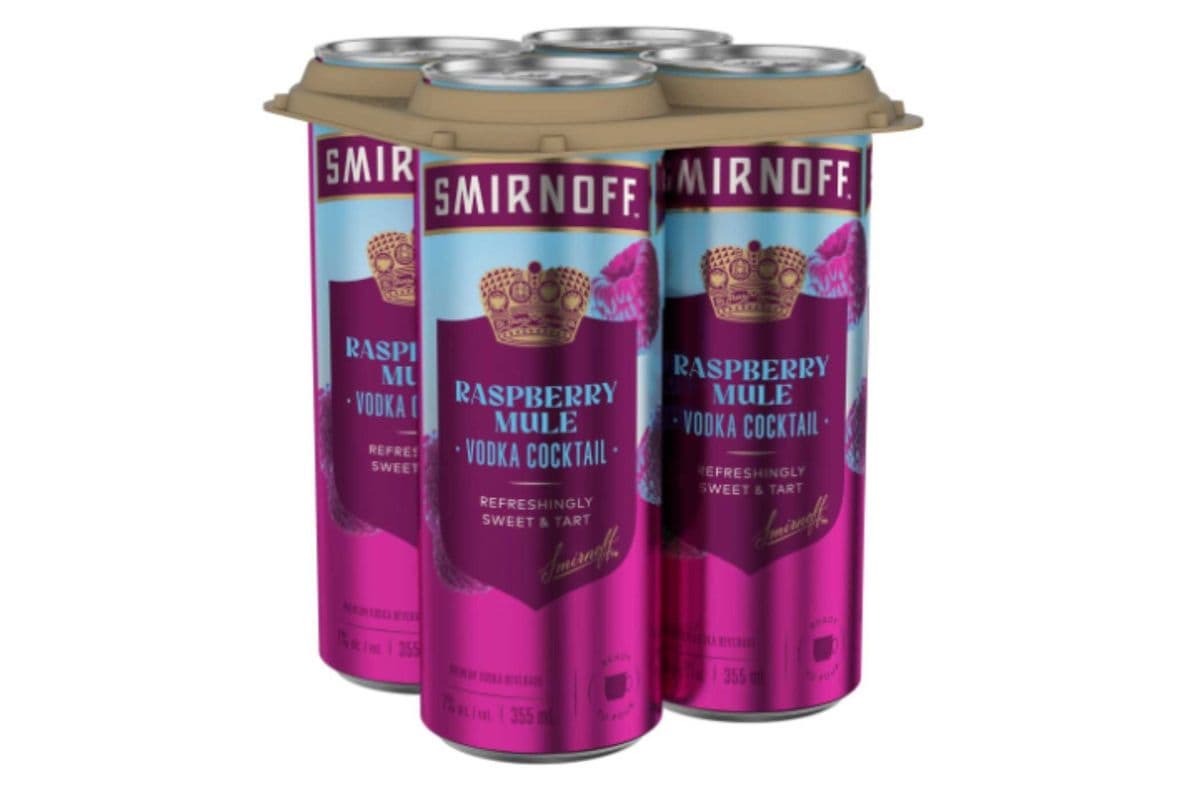 Smirnoff Raspberry Mule (4 x 355ml)