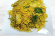 702. Singapore's Style Stir Fried Vermicelli With Vegetables and Egg