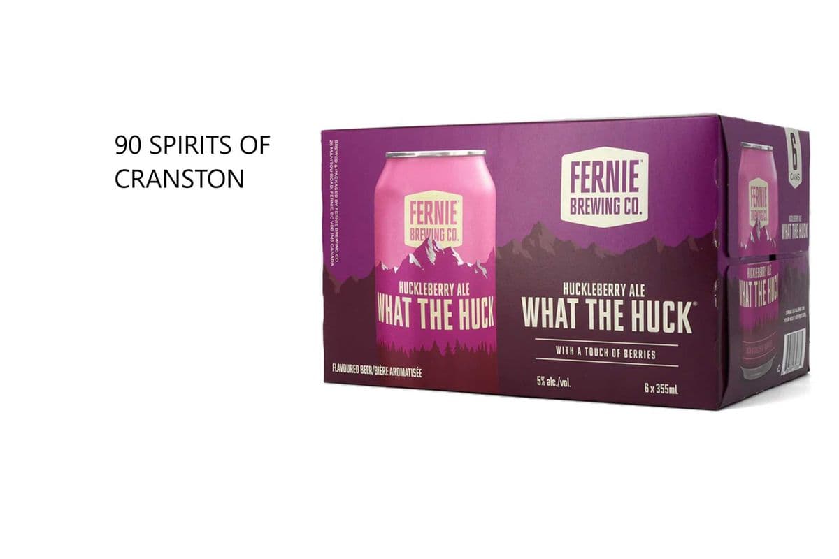 FERNIE WHAT THE HUCK HUCKLEBERRY ALE 6 CANS (1 x 6x355ML)