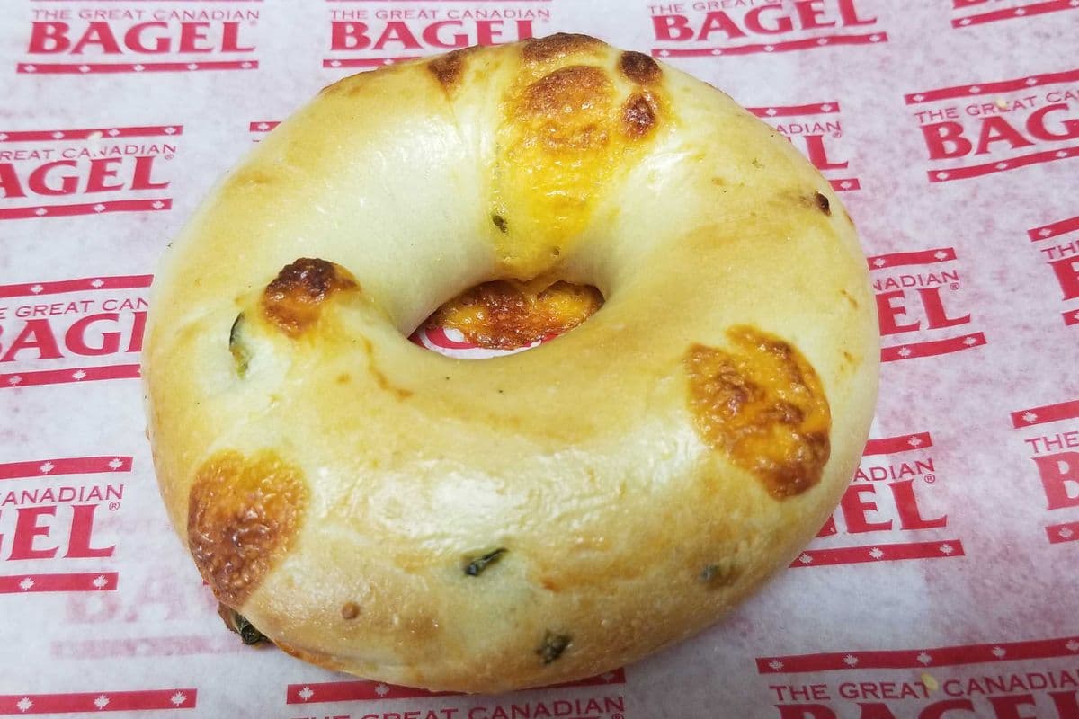 Cheddar Jalapeno Bagel