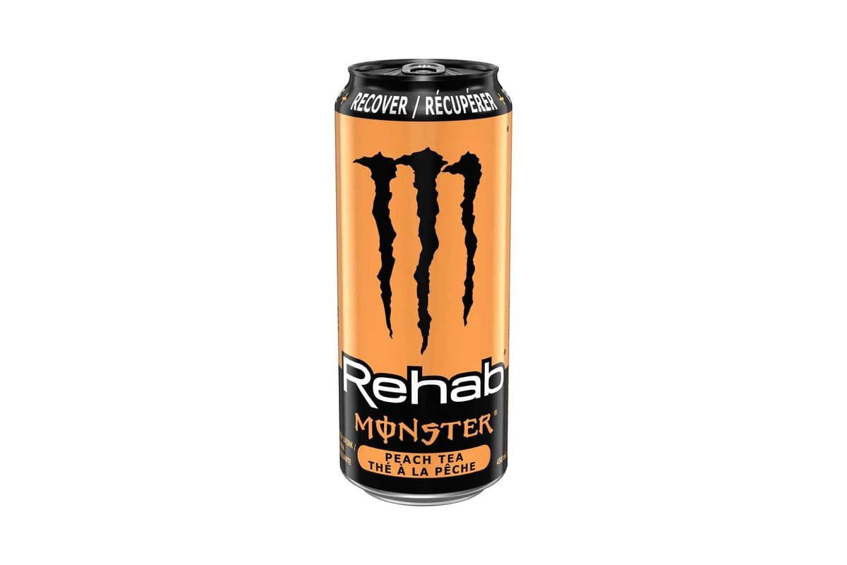 Monster Rehab Peach Tea Can 458ml