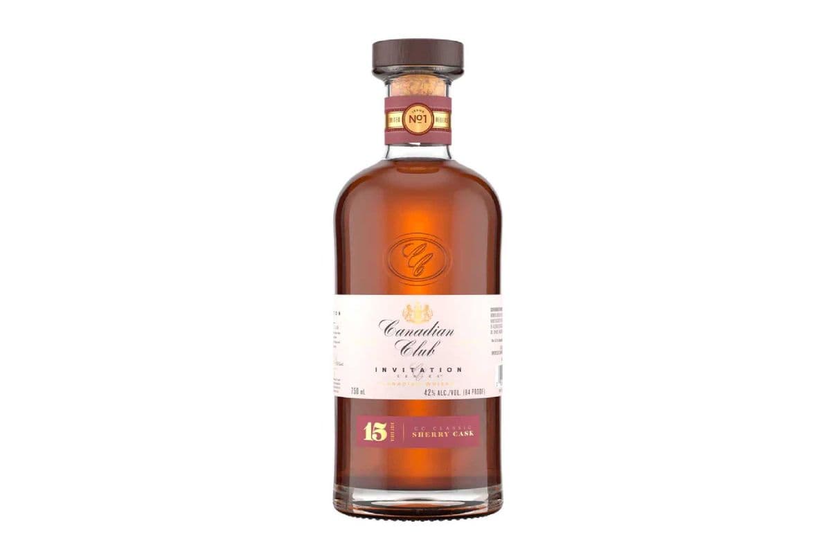 Canadian Club 15 Year Invitation Sherry Cask-750ml (1 x 750ml)
