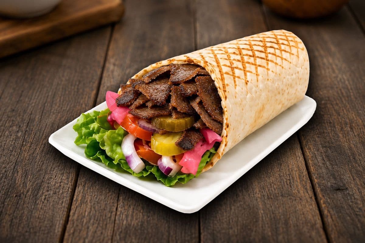 Beef Donair Wrap