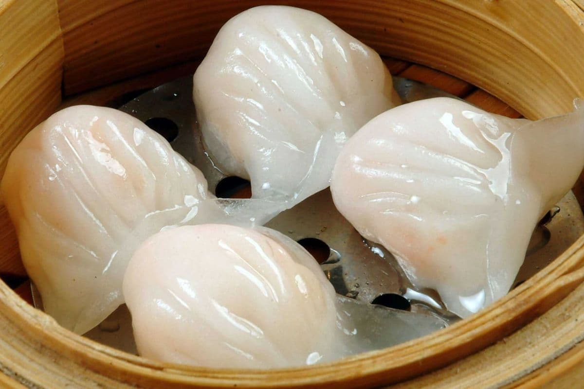 D14. Steamed Shrimp Dumplings (4 pcs)