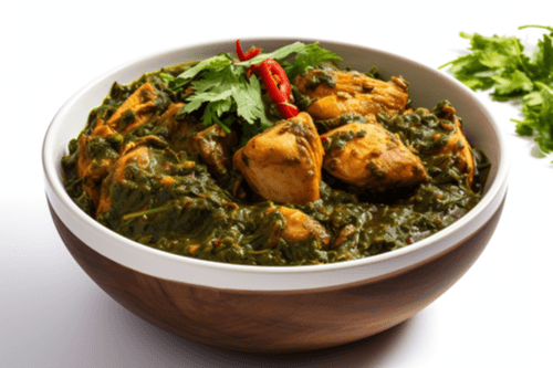 Poulet Saag  /  Chicken Saag