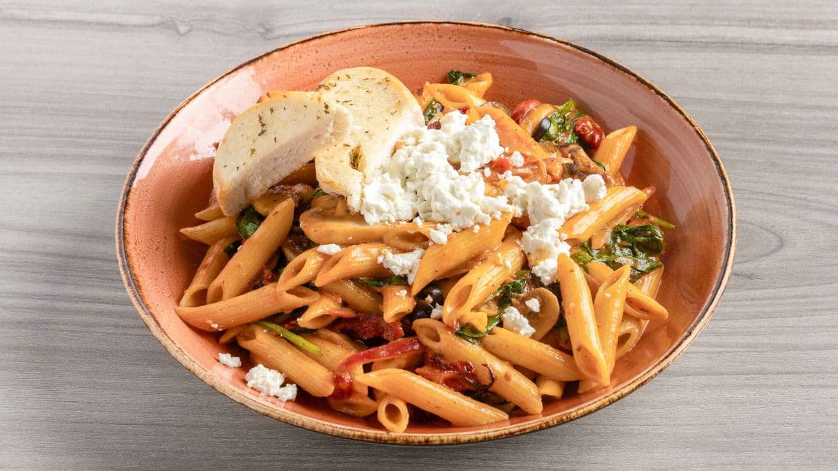Spinach & Goat Cheese Penne