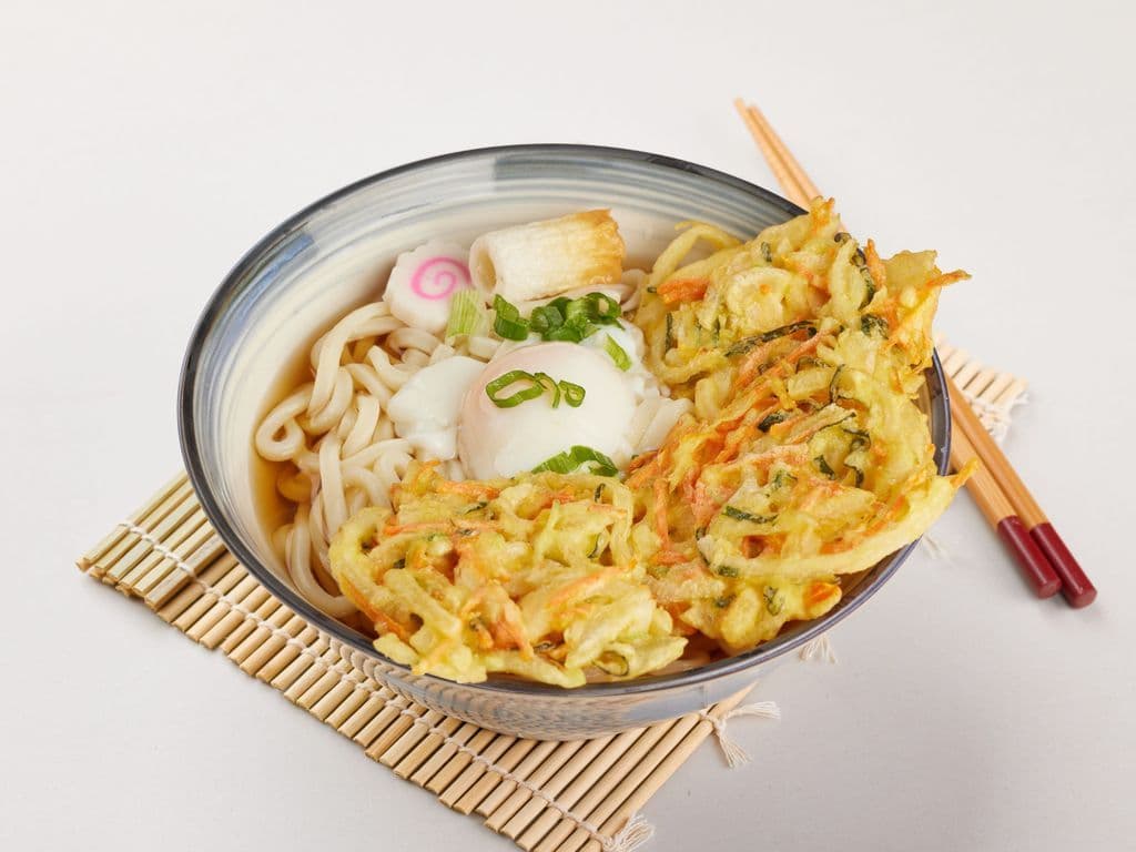 Tempura Yasai Udon Soup 天婦羅炸蔬菜柴魚高湯烏冬麵