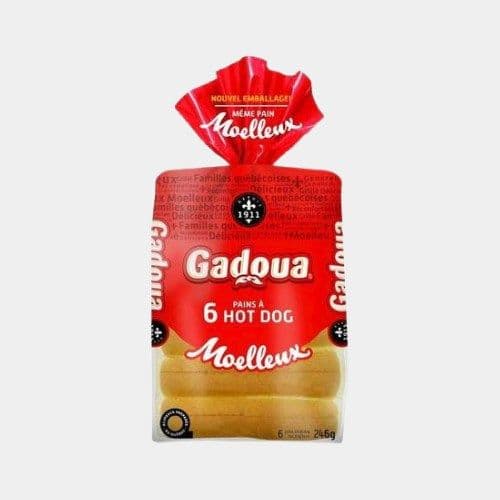 Gadoua - Pain à hot-dog (12pk) / Gadoua - Hotdog Buns (12pk)