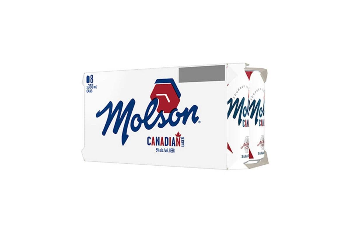 Molson Canadian Lager (8 x 355ml cans)