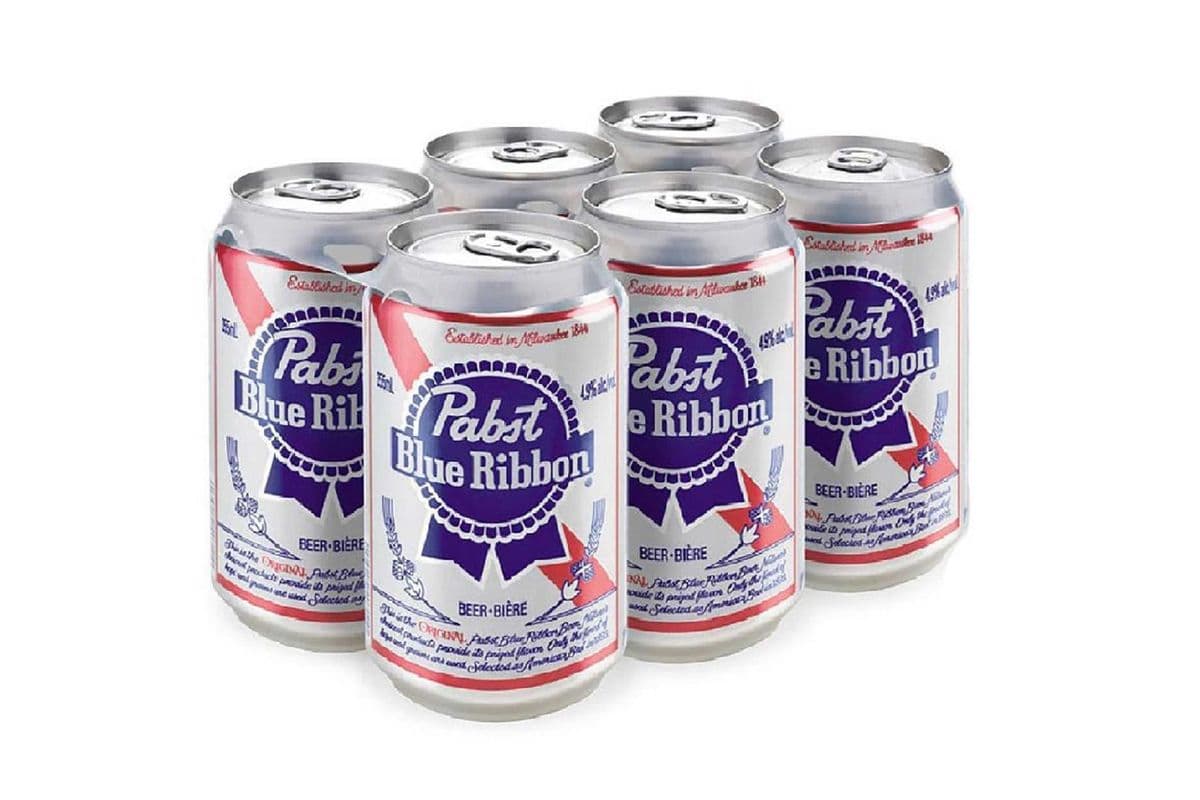 Pabst Blue Ribbon (6 Pack Cans) (6 x 355 ml)