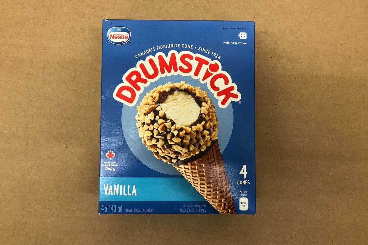 Nestle Drumstick (Vanilla) Ice Cream Multi-Pack 4 x140 ml