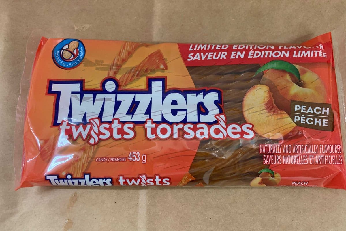 Twizzlers Twists - Peach (453g)