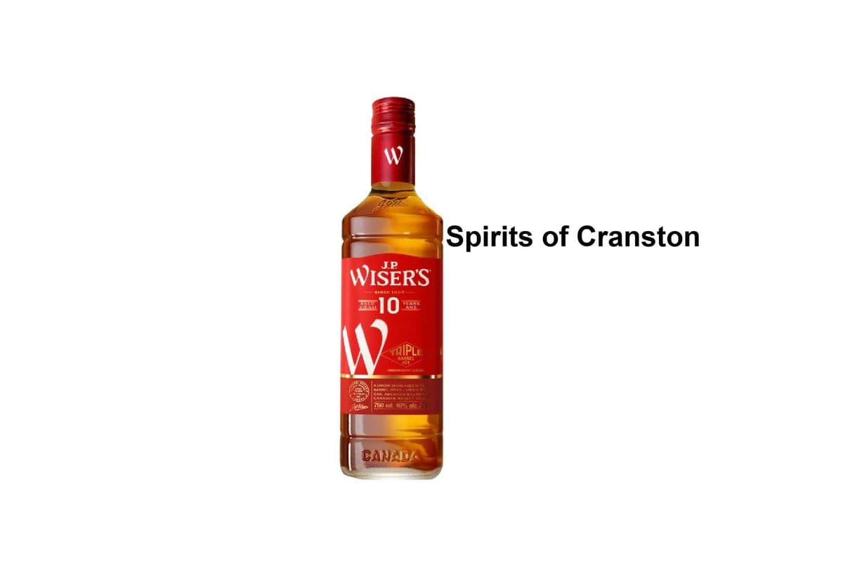J.P. WISER'S 10YO CANADIAN WHISKY 750ML (1 x 750ML)