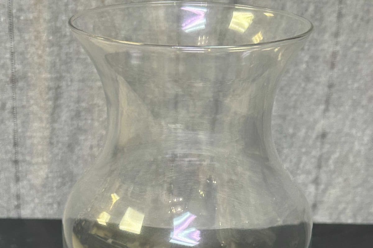 Clear Basic Vase- 8 inch Vase