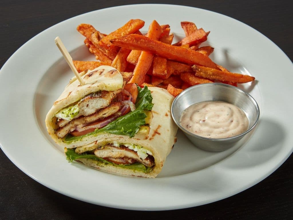 Blackened Chicken on Naan