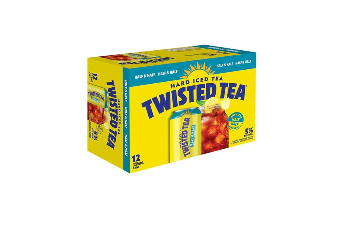 801024. TWISTED TEA HALF & HALF ICED TEA (12 x 355ML (CANS))