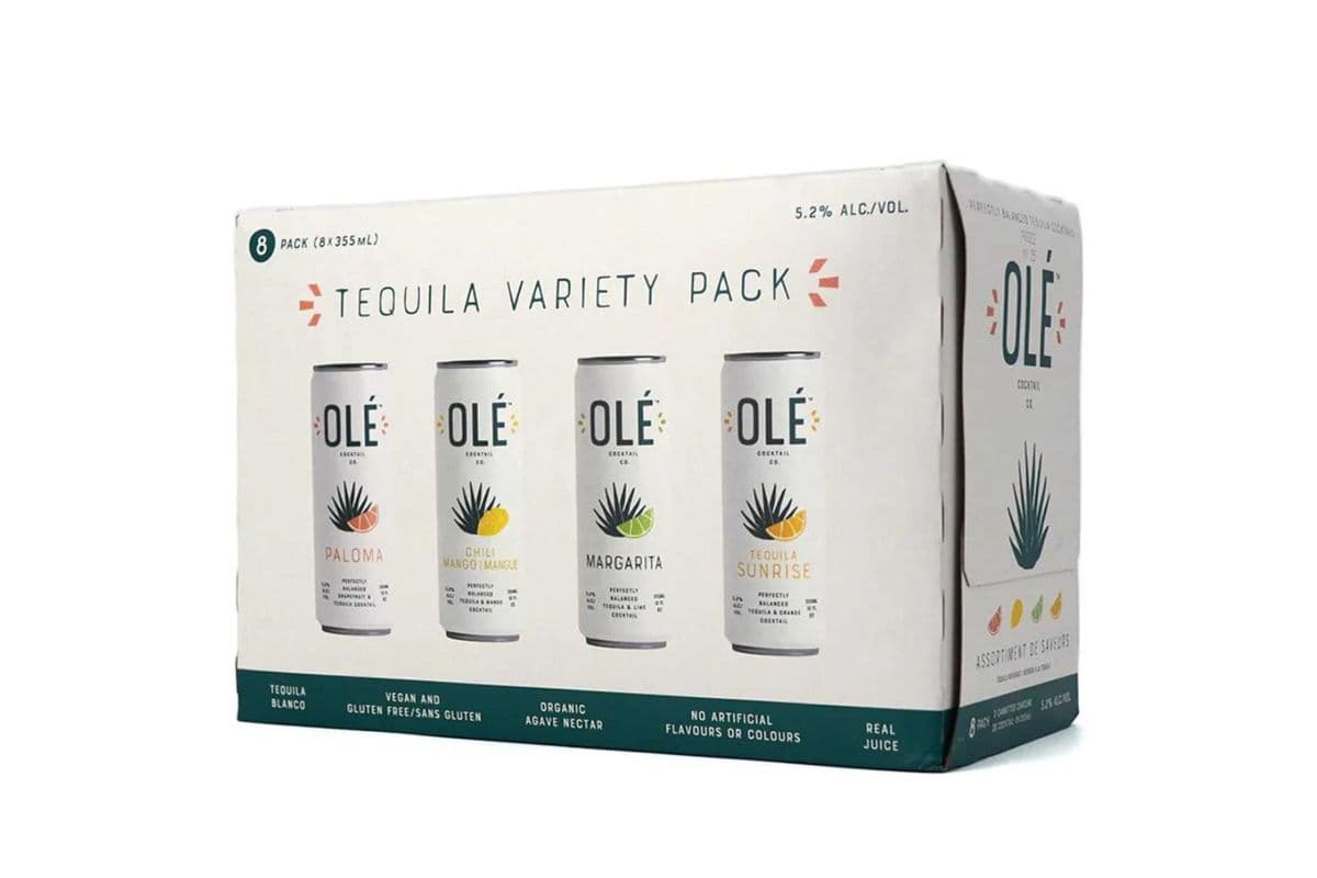 Ole Tequila RTD Variety Pack (8 Cans) (8 x 355ML)