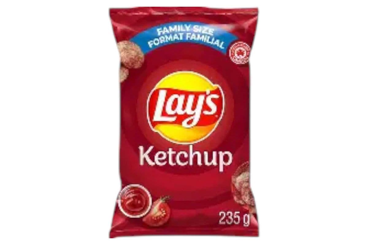 Lays Ketchup (220gm) (270 Cal)