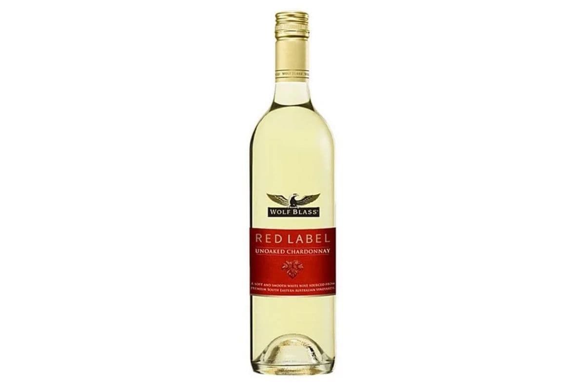 Wolf Blass Red Label Unoaked Chardonnay (1 x 750 ml)