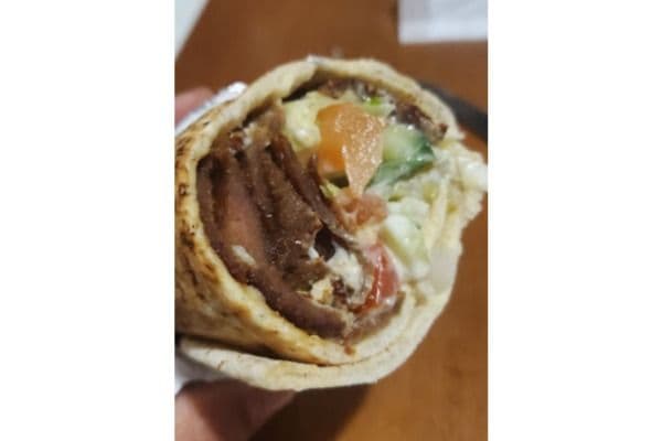 Beef Donair Wrap