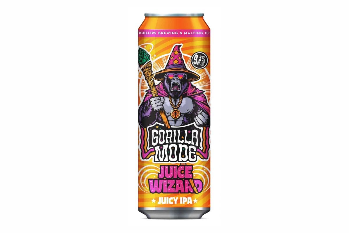 Phillips Gorilla Mode Juice Wizard IPA 568ml Can (1 x 568ml)