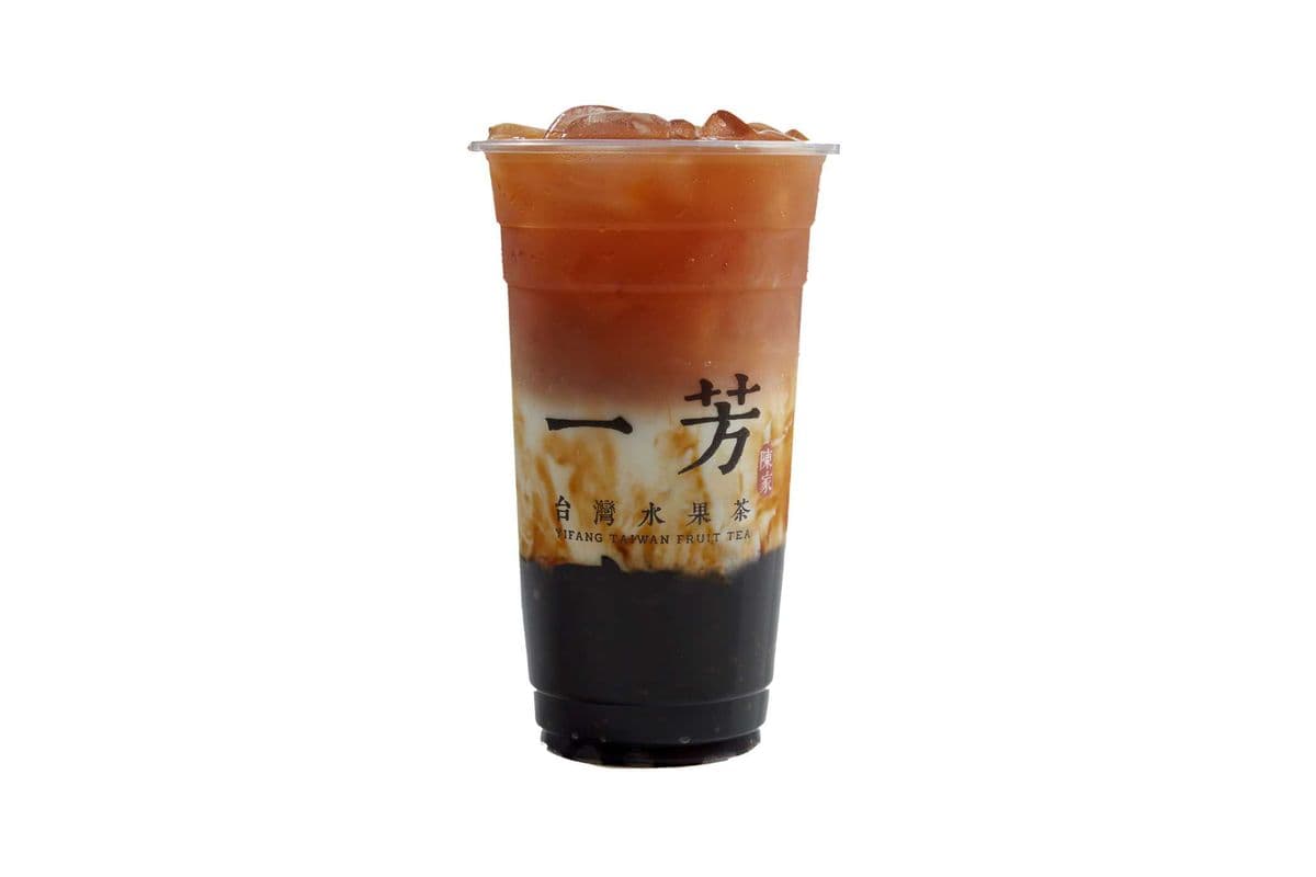 Brown Sugar Pearl Black Tea Latte 黑糖粉圓鮮奶茶