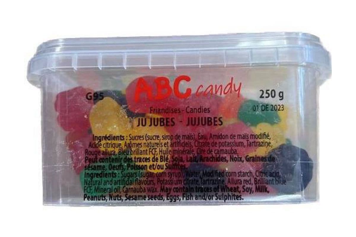 ABC Candy - Contenant - Jujubes / Container - Jujubes