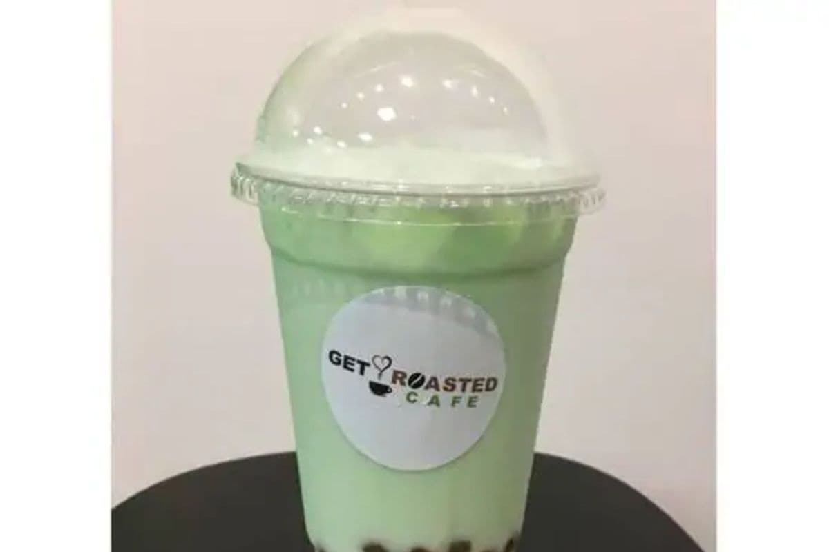 Honeydew Bubble Tea (with Milk)