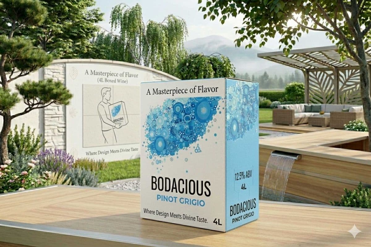 BODACIOUS PINOT GRIGIO (4L) 12.5% ABV (1 x 4 L)