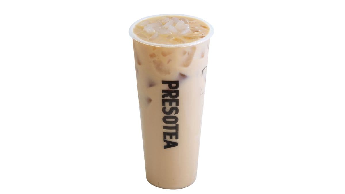Lychee Jelly Milk Tea / Thé au lait litchi avec gelée