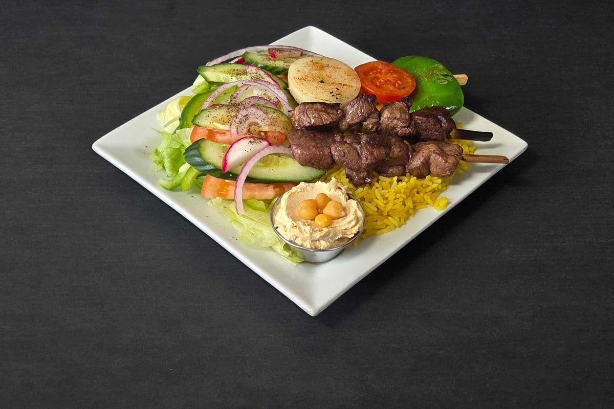 Lamb Kabob Platter