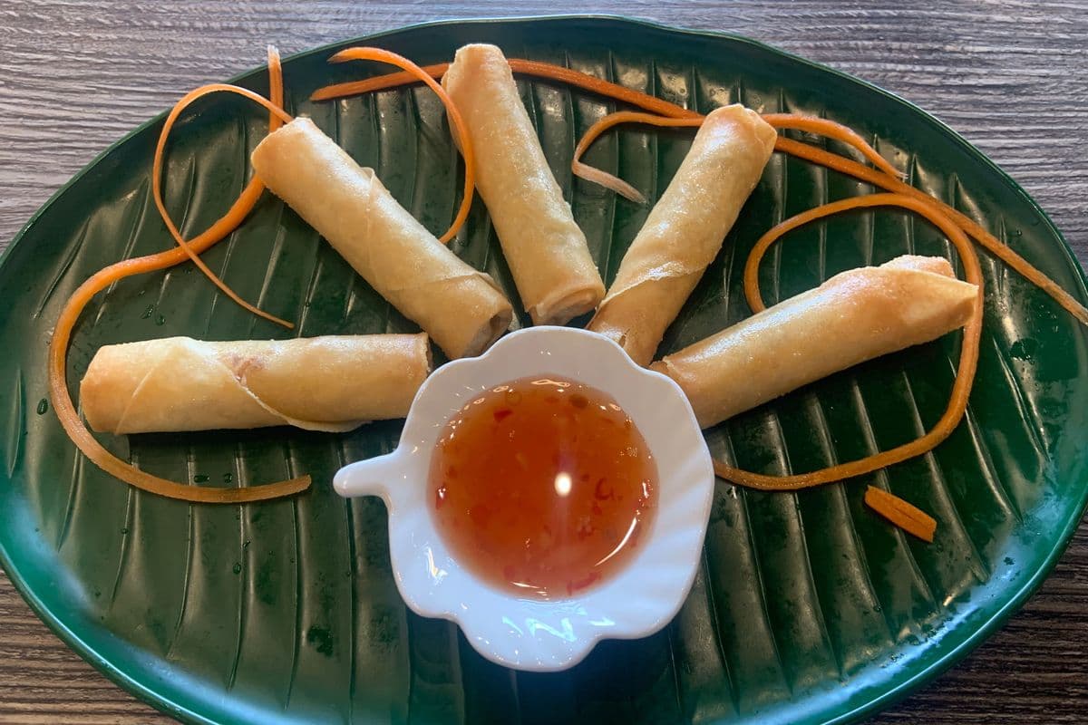 3A. Veggie Spring Rolls(3Pcs)