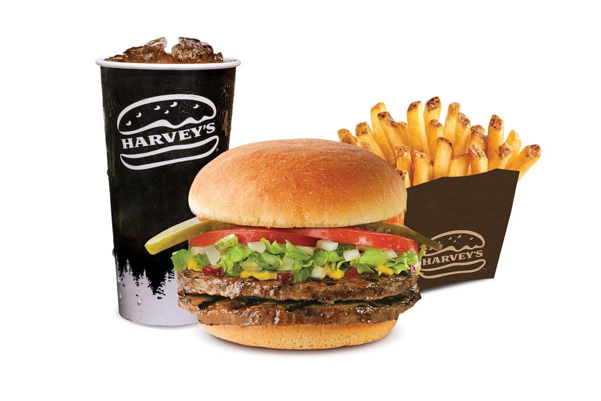 Trio Burger Junior double / Double Jr. Burger Combo
