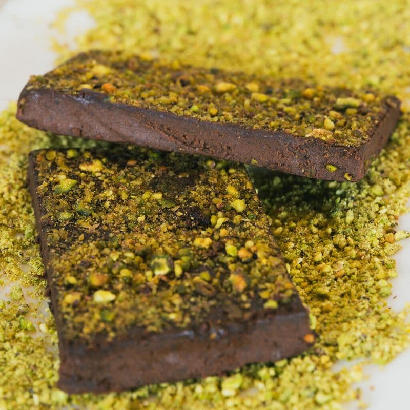 Dark Chocolate Pistachio Brownie