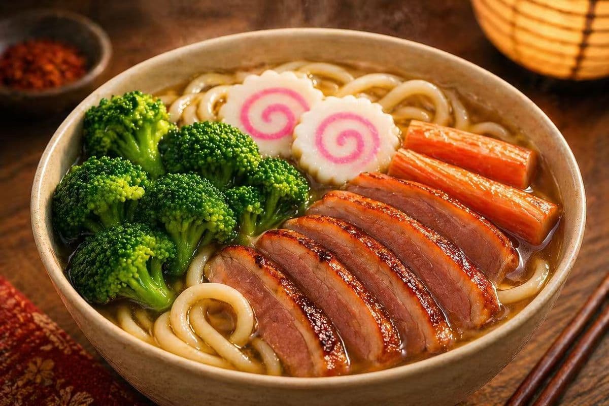 Udon aux poitrines de canard / Udon Noodles with Duck Breast