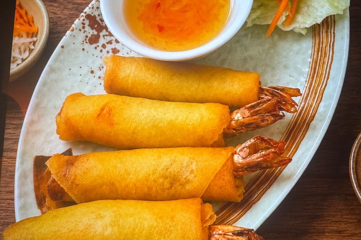 A2. Crispy Shrimp Rolls (4 pcs) - Chả Tôm Cuốn