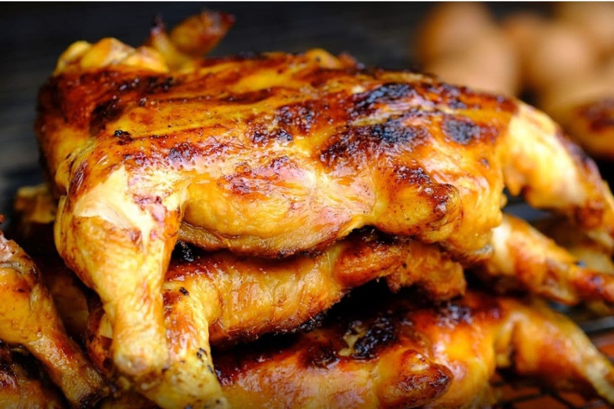 Flame-Grilled Whole Chicken with Peri Peri Sauce