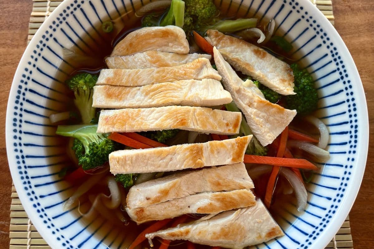55. Chicken Udon Soup