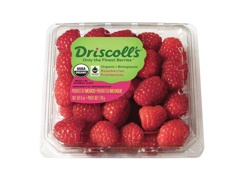 Organic Raspberries 6oz