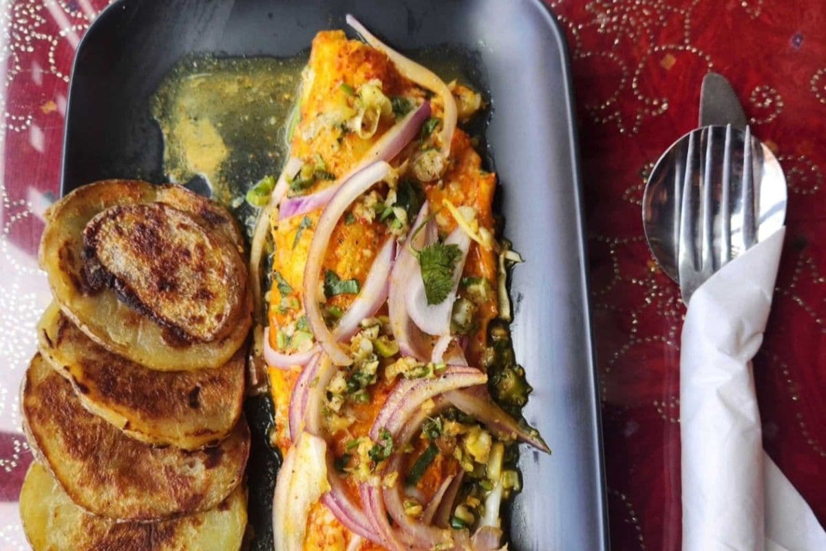 Grilled Fish and Potatoes