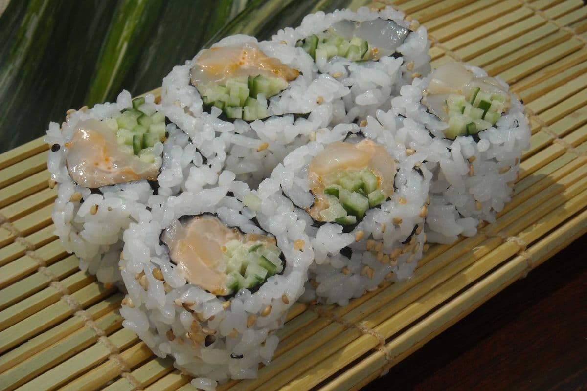 Chopped Scallop Roll