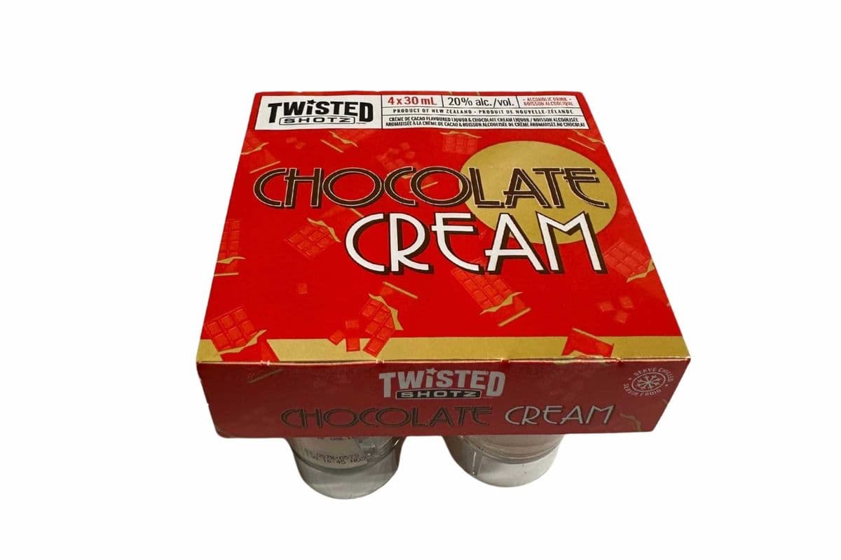 TWISTED SHOTZ CHOCOLATE CREAM (4 x 30ml)