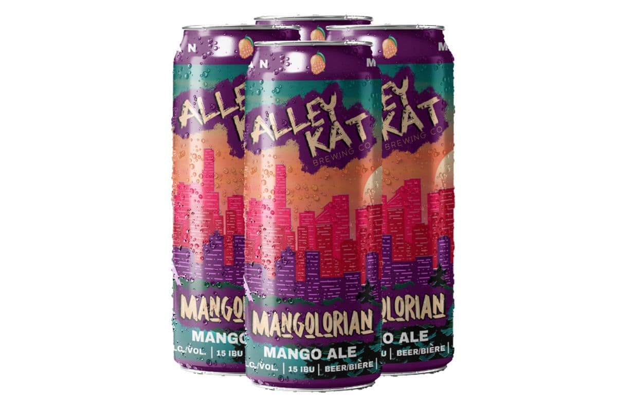Alley Kat The Mangolorian Mango Ale (4 x 473 ml cans)