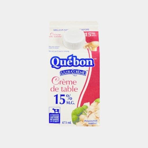 Québon - Crème de table 15 % / Québon - Table Cream 15 %