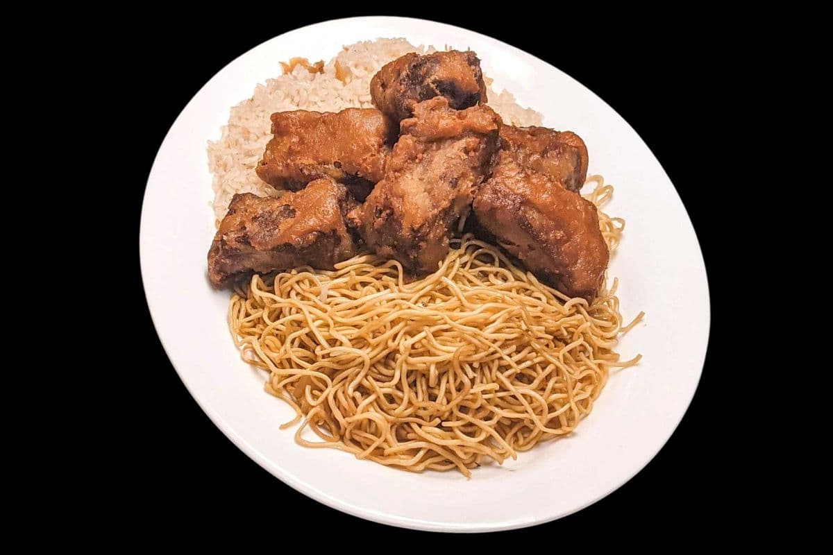 Dinner (D) with Deep Fried Dry Ribs