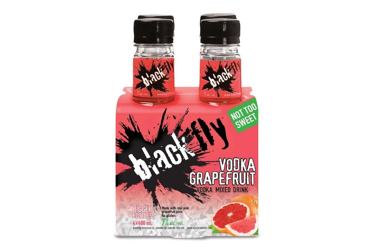 Black Fly Vodka Grapefruit (4 x 400m)