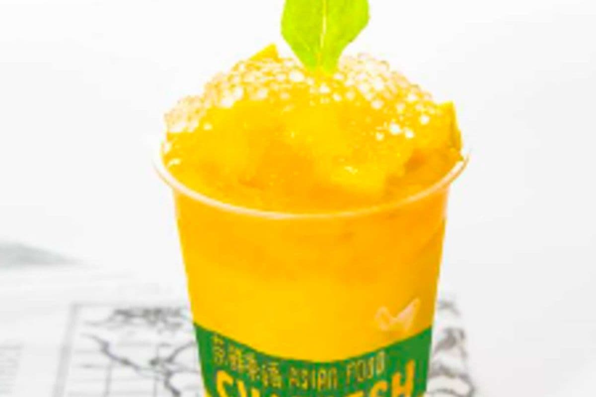 Super Mango Cup Slush (Sago) 芒果冰沙 (西米) (20oz)