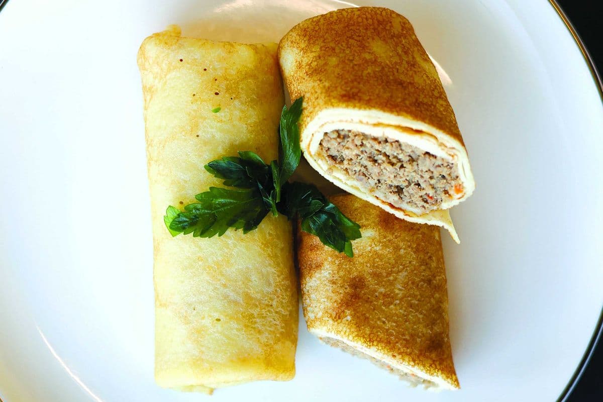 Crêpes with Beef