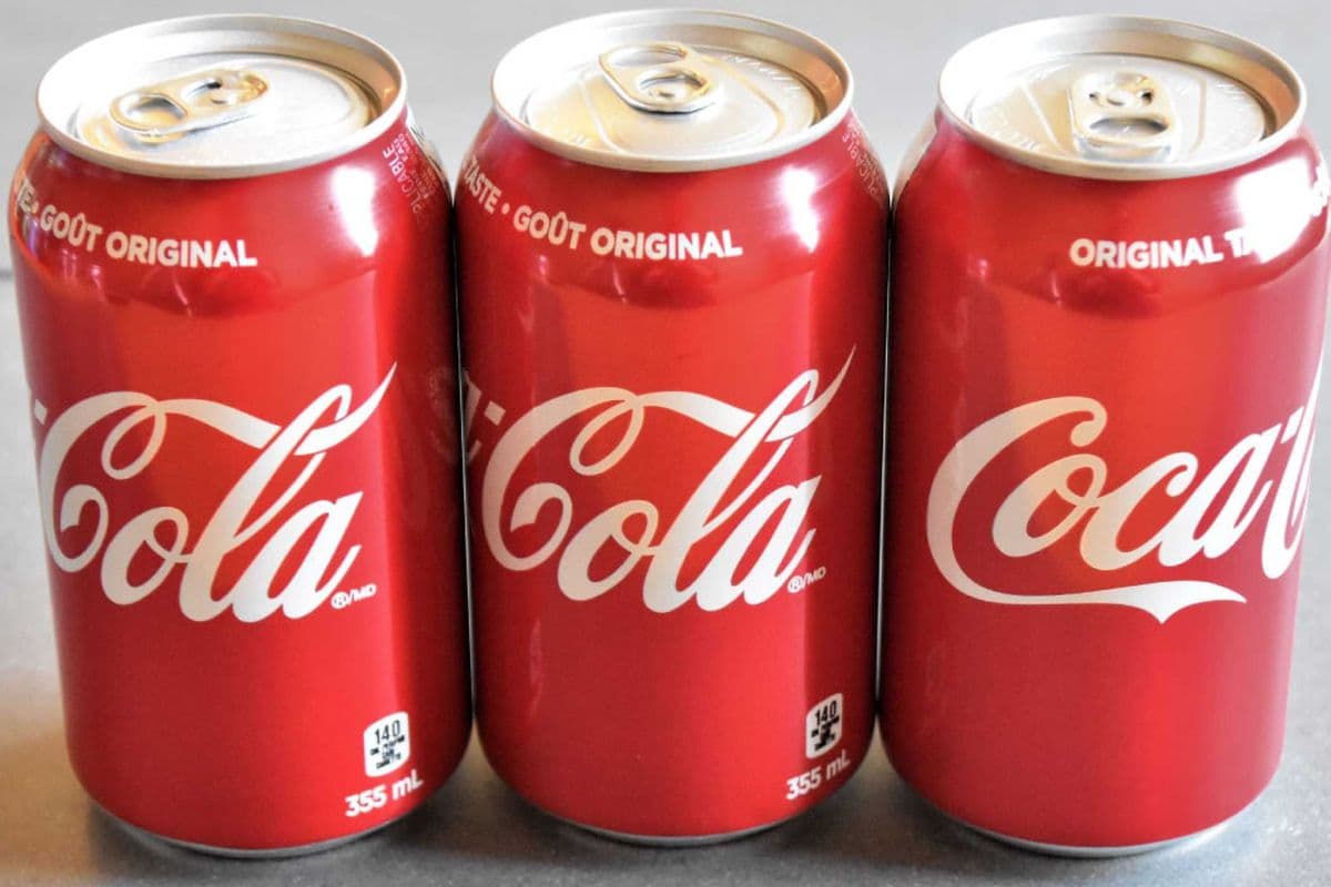 Canned Coca-Cola (355 ml)